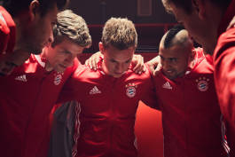 Bayern Munich FC Team Huddle 