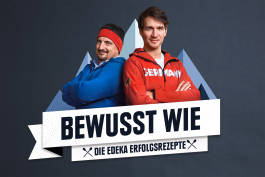 Hackl and Neureuther promoting Edeka recipes 