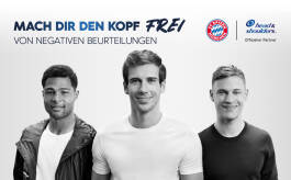 Goretzka, Kimmich, and Gnabry in a shampoo ad 