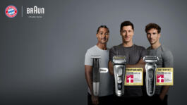 FCB Footballers advertising braun electric shaver 